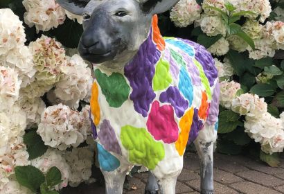 Das erste Schaf ist fertig